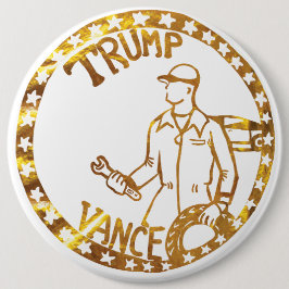 CHAPA REDONDA DE 15 CM TRUMP 2024