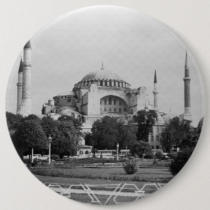 Chapa Redonda De 15 Cm Turquía Vintage Estambul Basílica de Santa Sofía 1