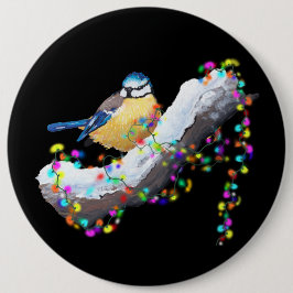 Chapa Redonda De 15 Cm Twinkle Twinkle Little Tit