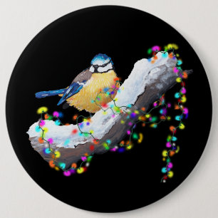 Chapa Redonda De 15 Cm Twinkle Twinkle Little Tit