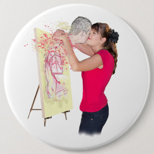 Chapa Redonda De 15 Cm Una foto para simbolizar el amor y la pasión por e