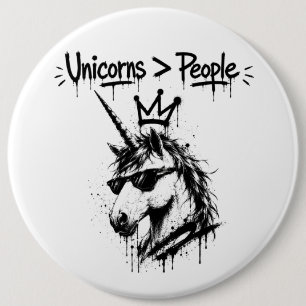 Chapa Redonda De 15 Cm Unicornios > Gente