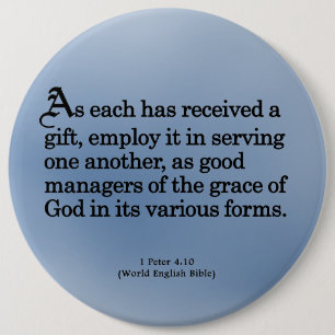 Chapa Redonda De 15 Cm Usando los regalos a partir del 4:10 de Peter de