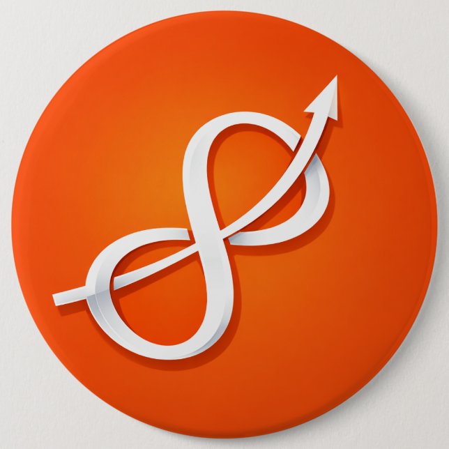 Chapa Redonda De 15 Cm USTP Infinity Ascent Symbol (Anverso)