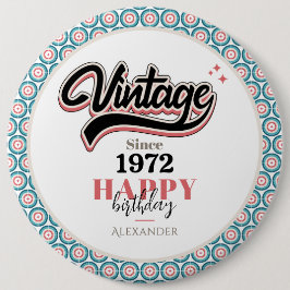 Chapa Redonda De 15 Cm Vintage desde 1972