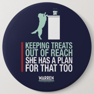 Chapa Redonda De 15 Cm Warren 2020 - Bailey - ella tiene un plan para eso