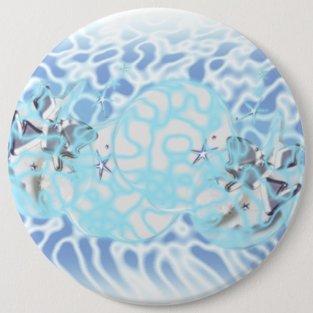 Chapa Redonda De 15 Cm Wind Button (Anverso)
