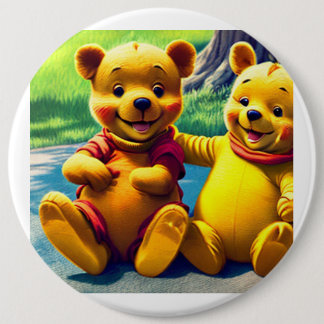 Chapa Redonda De 15 Cm Winnie the Pooh 8.