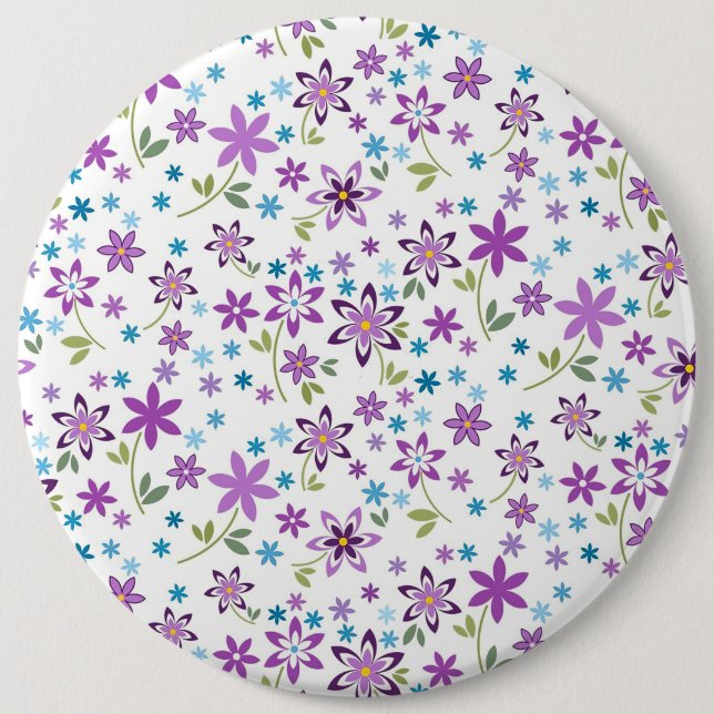Chapa Redonda De 15 Cm Xmas Gift Cute Floral Ditsy (Anverso)