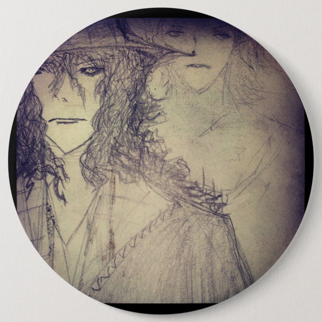 Chapa Redonda De 15 Cm yaei witch 666 (Anverso)