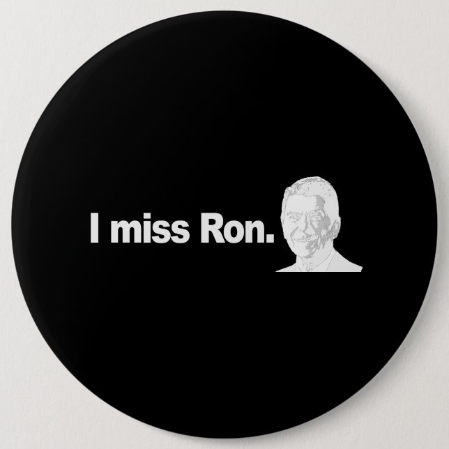 Chapa Redonda De 15 Cm YO MISS RON 2 Bumpersticker (Anverso)