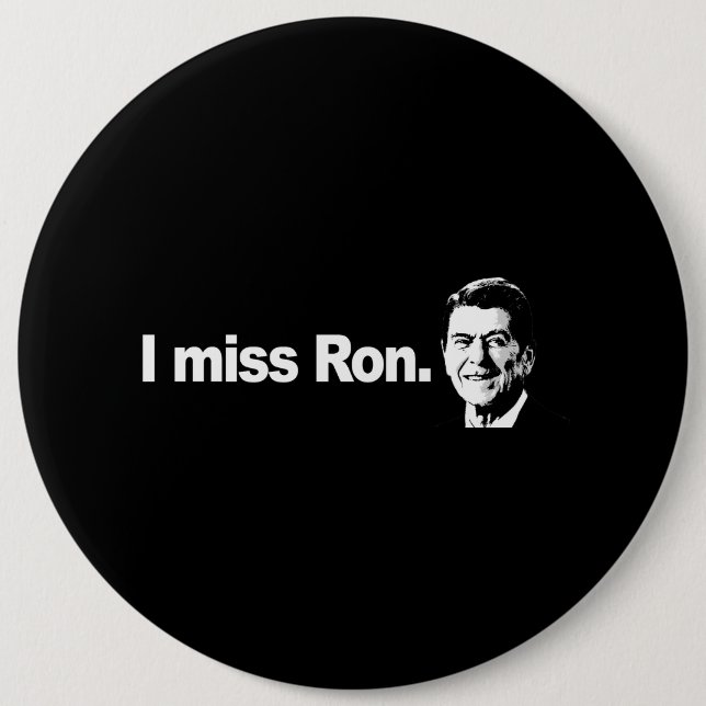 Chapa Redonda De 15 Cm YO MISS RON Bumpersticker (Anverso)