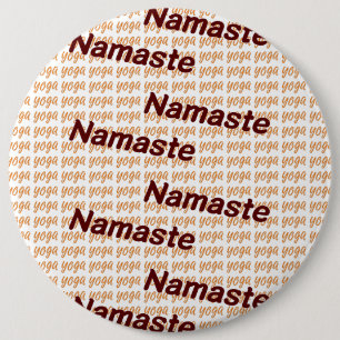 Chapa Redonda De 15 Cm Yoga Namaste