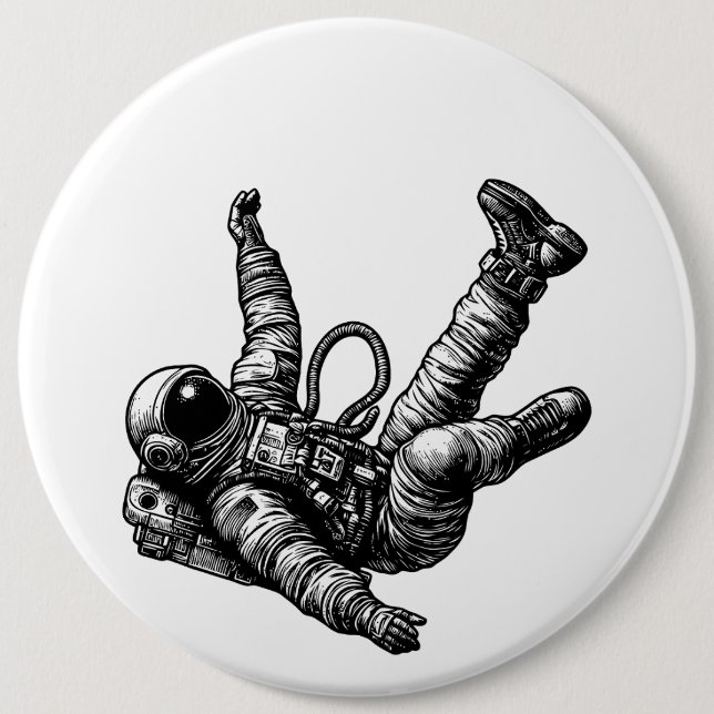 Chapa Redonda De 15 Cm Zero Gravity (Anverso)