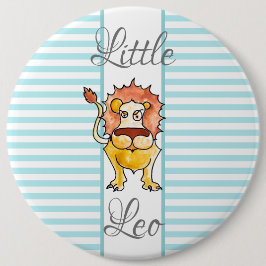 Chapa Redonda De 15 Cm Zodiac Leo