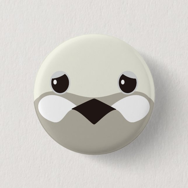 Chapa Redonda De 2,5 Cm ヒメウズラ（シルバー）-Quail(silver) (Anverso)