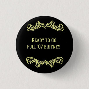 Chapa Redonda De 2,5 Cm 07 Britney