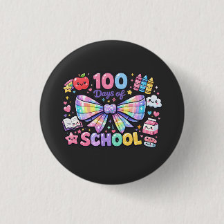 Chapa Redonda De 2,5 Cm 100 Días De Escuela
