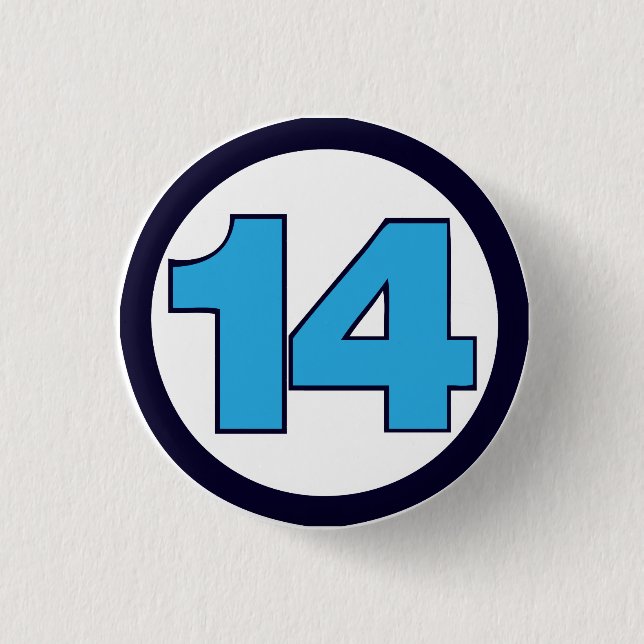 Chapa Redonda De 2,5 Cm 14 fantásticos (Anverso)