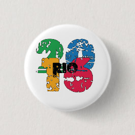 Chapa Redonda De 2,5 Cm 2016 rio de janeiro brasil olimpiadas