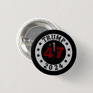 CHAPA REDONDA DE 2,5 CM 2024 TRUMP 47