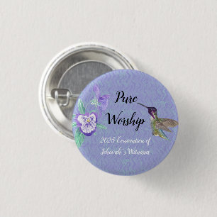 Chapa Redonda De 2,5 Cm 2025 JW convention customize