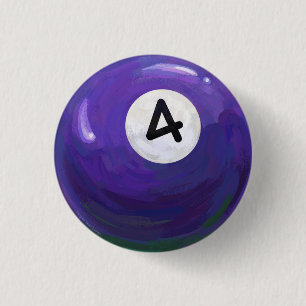 Chapa Redonda De 2,5 Cm 4 Ball