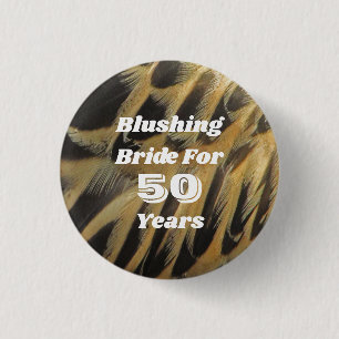 Chapa Redonda De 2,5 Cm 50° Aniversario de la celebración del hito