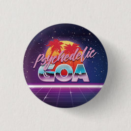 Chapa Redonda De 2,5 Cm 80s GOA