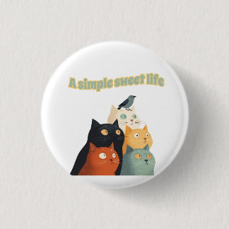 Chapa Redonda De 2,5 Cm A simple sweet life0001