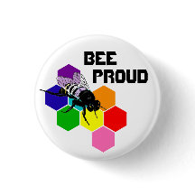 Abeja orgullosa - bandera nonbinary