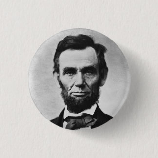 CHAPA REDONDA DE 2,5 CM ABRAHAM LINCOLN