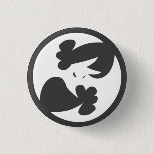 Chapa Redonda De 2,5 Cm Absolutamente extravagantemente (Anverso)