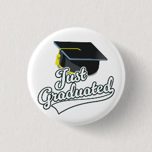 Chapa Redonda De 2,5 Cm ¡Acabado de graduar!