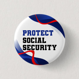 Chapa Redonda De 2,5 Cm Accesorio político de Seguridad Social Anti Trump