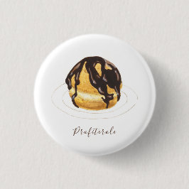 Chapa Redonda De 2,5 Cm acuarela de Profiterole