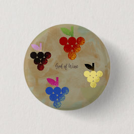 Chapa Redonda De 2,5 Cm Adonis Dios del Vino