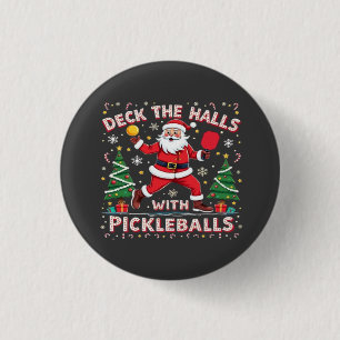 Chapa Redonda De 2,5 Cm Adorna Los Pasillos Con Pickleballs