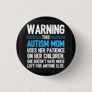 Chapa Redonda De 2,5 Cm Advertencia