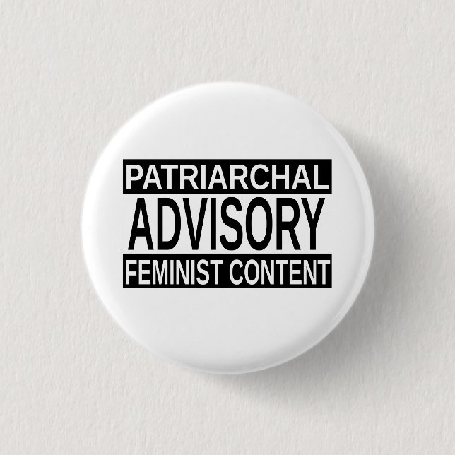 Chapa Redonda De 2,5 Cm Advisory patriarcal (Anverso)