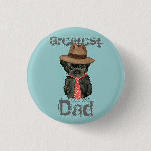 Chapa Redonda De 2,5 Cm Affenpinscher Dad