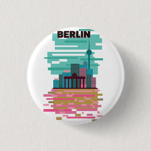 Chapa Redonda De 2,5 Cm Afiche de Berlín Travel