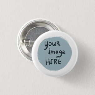 Chapa Redonda De 2,5 Cm Agrega tu LOGOTIPO o imagen personalizada 