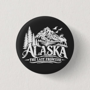 Chapa Redonda De 2,5 Cm Alaska La Última Frontera