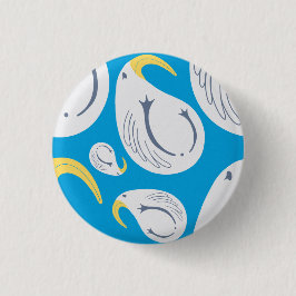 Chapa Redonda De 2,5 Cm Albatros - Tema oceánico