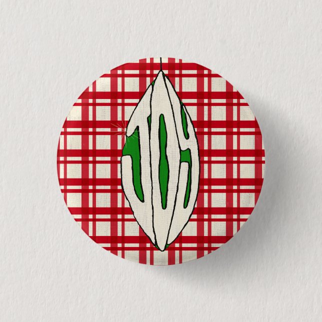 Chapa Redonda De 2,5 Cm Alegría del ornamento del día de fiesta (Anverso)