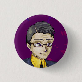 Chapa Redonda De 2,5 Cm Alexander - pequeño pin-back