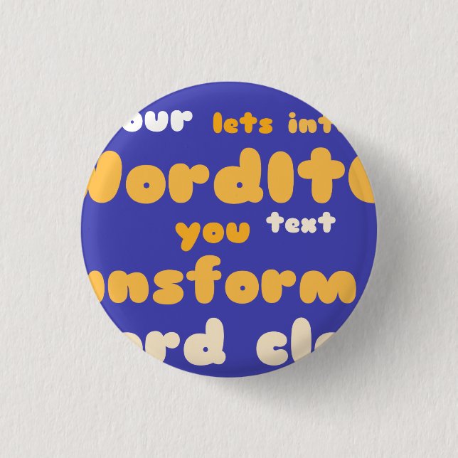 Chapa Redonda De 2,5 Cm Alfileres de insignia (Anverso)