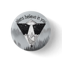 Alienígenas creen en ti, montañas y ufo Pin