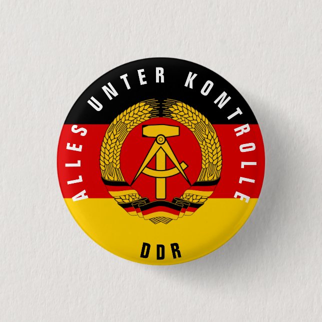 CHAPA REDONDA DE 2,5 CM ALLES UNTER KONTROLLE (Anverso)